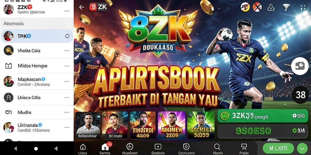 Tampilan gameplay menarik dari aplikasi Sportsbook 8ZK.