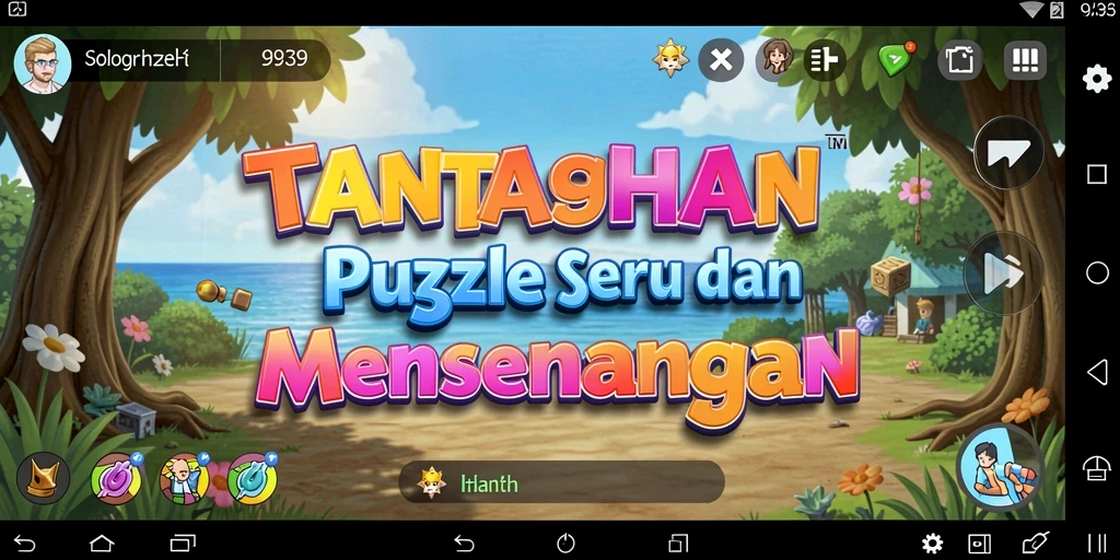 Tampilan gameplay 9939 yang penuh warna dan menantang.