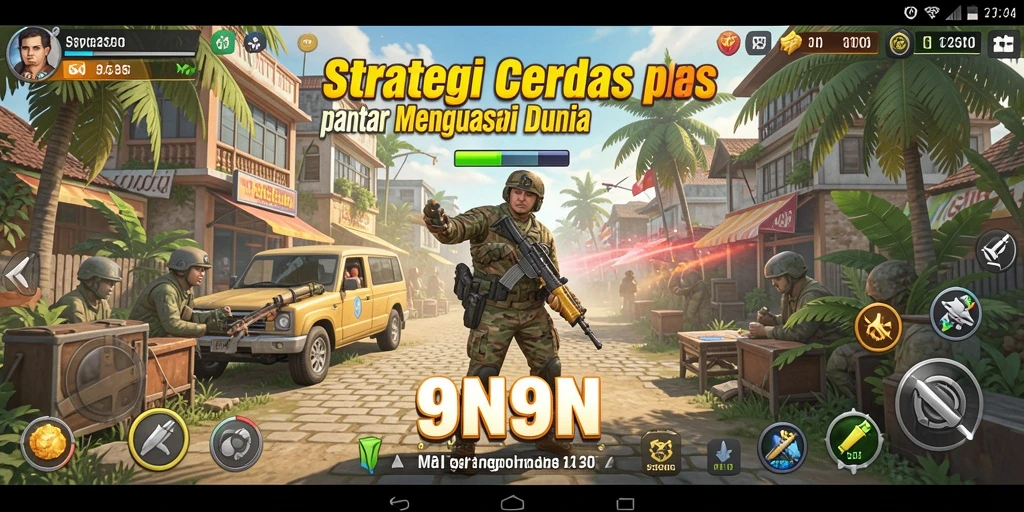 Tampilan gameplay seru dan strategi mendalam di 9N9N.