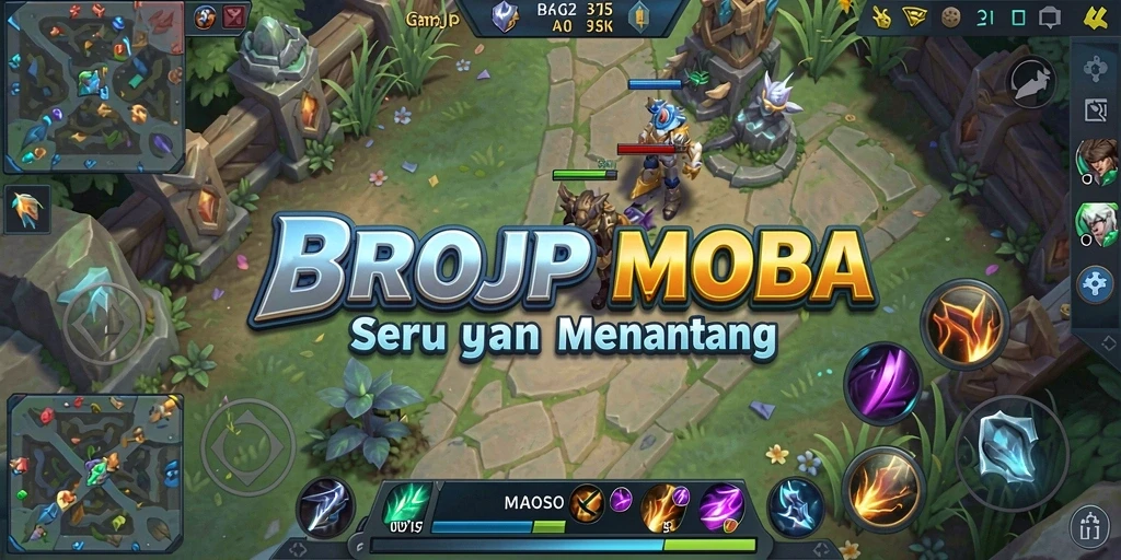 Tangkapan layar gameplay <strong>BROJP</strong> yang penuh aksi seru dan strategis.