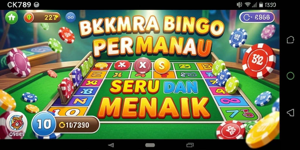 Screenshot gameplay CK789 yang menampilkan momen seru permainan Bingo.
