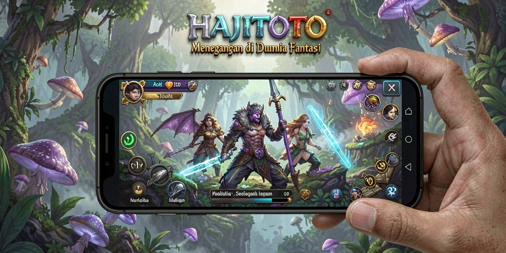 Tampilan gameplay seru di dunia petualangan HAJITOTO.