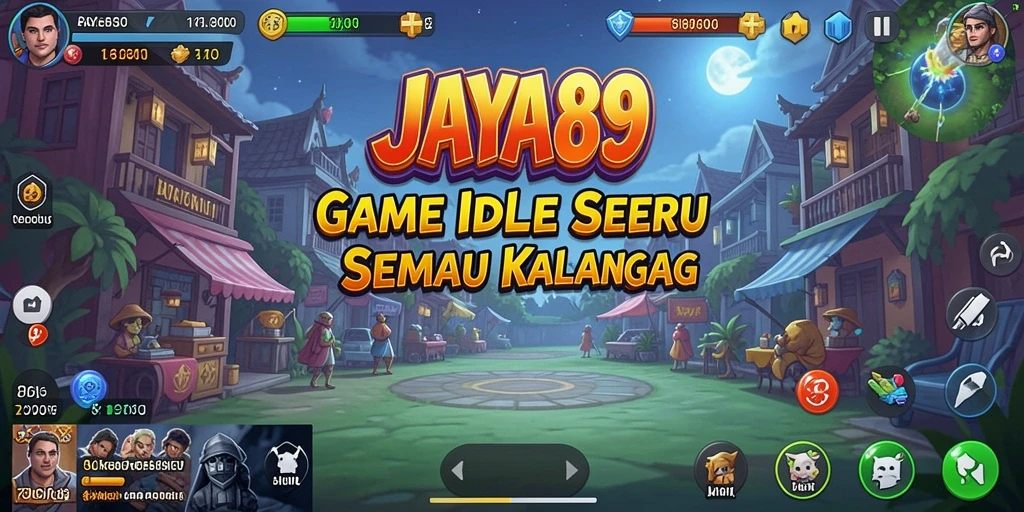 Tampilan menarik dari gameplay JAYA89 yang menampilkan karakter dan aktivitas Idle.