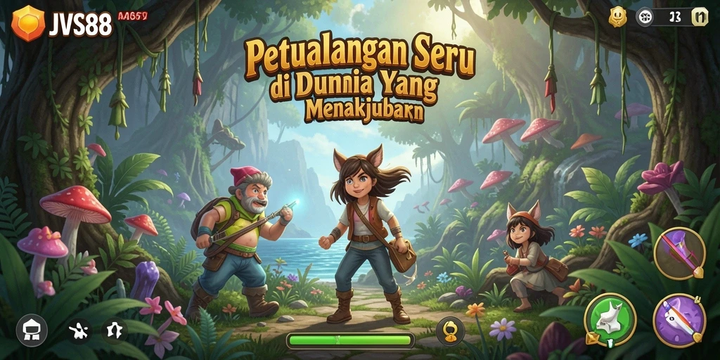 Screenshot gameplay JVS88 menampilkan petualangan seru di dunia yang menakjubkan.