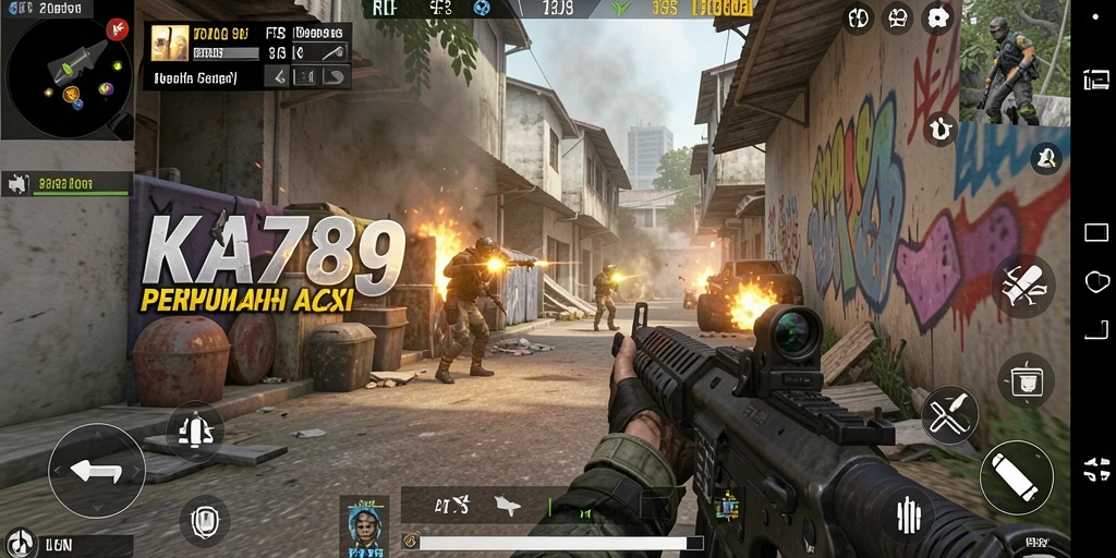 Tangkapan layar gameplay KA789 menunjukkan pertempuran yang mendebarkan.