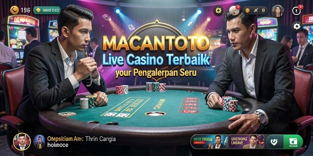 Tampilan gameplay seru di MACANTOTO dengan dealer langsung.