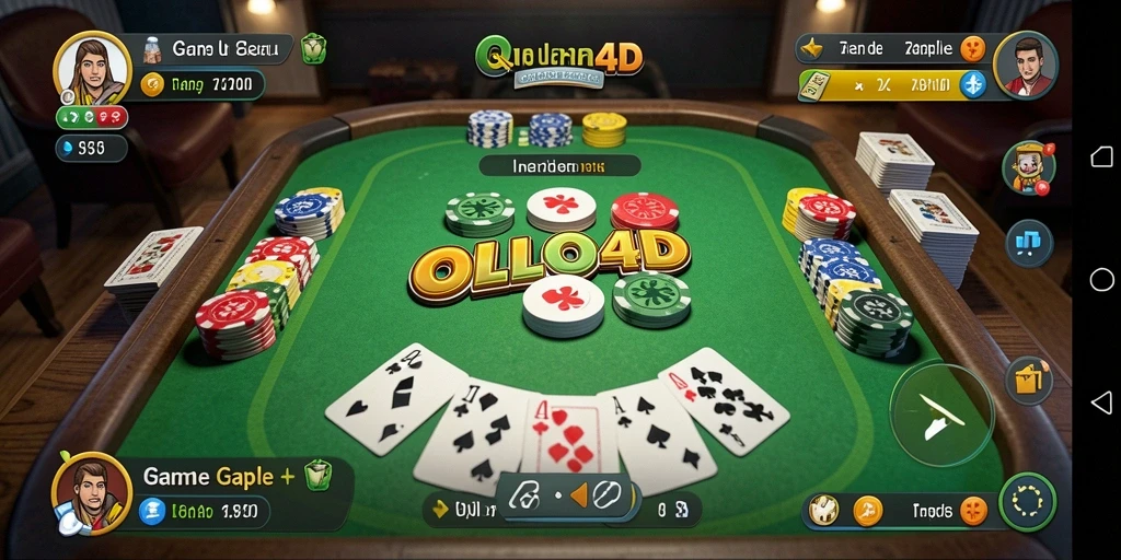 Tampilan gameplay OLLO4D yang seru dan menarik.