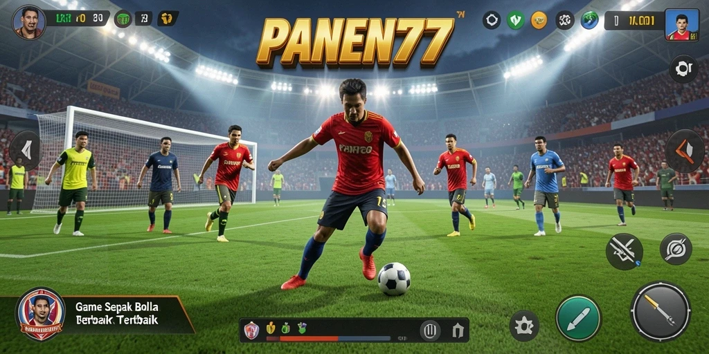 Tampilan gameplay PANEN77 yang menakjubkan dalam pertandingan sepak bola.