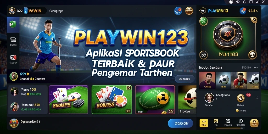 Tampilan gameplay aplikasi Sportsbook PLAYWIN123 yang menarik.
