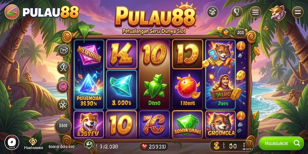 Tampilan gameplay Slot yang menawan di PULAU88.