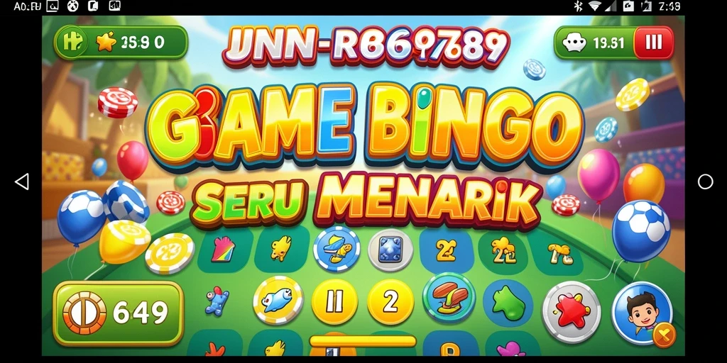 Screenshot gameplay RP6789 yang menampilkan keseruan bermain Bingo.