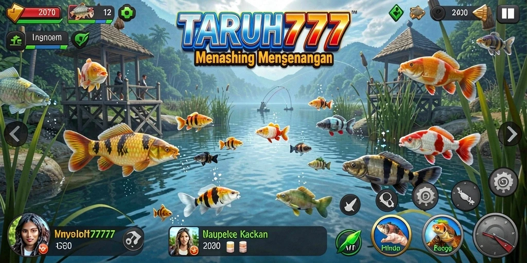 Tangkapan ikan yang epik dalam gameplay TARUH777.